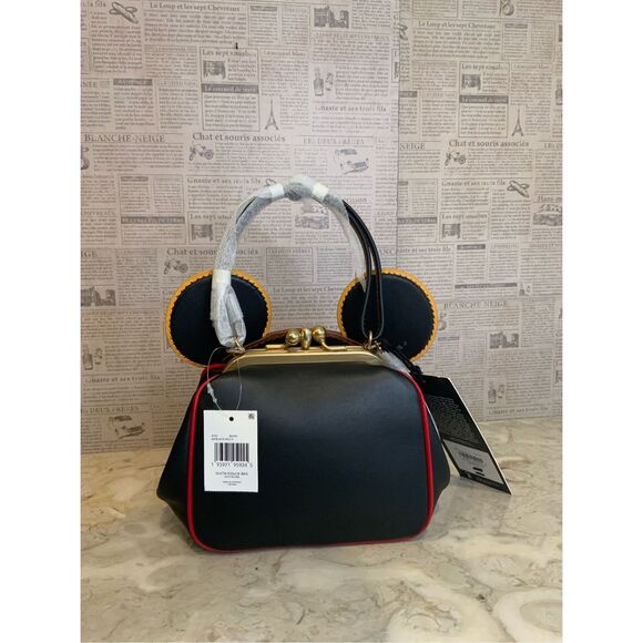 COACH x Disney Mickey Mouse Keith Haring Kisslock Bag - Picture 2 of 10